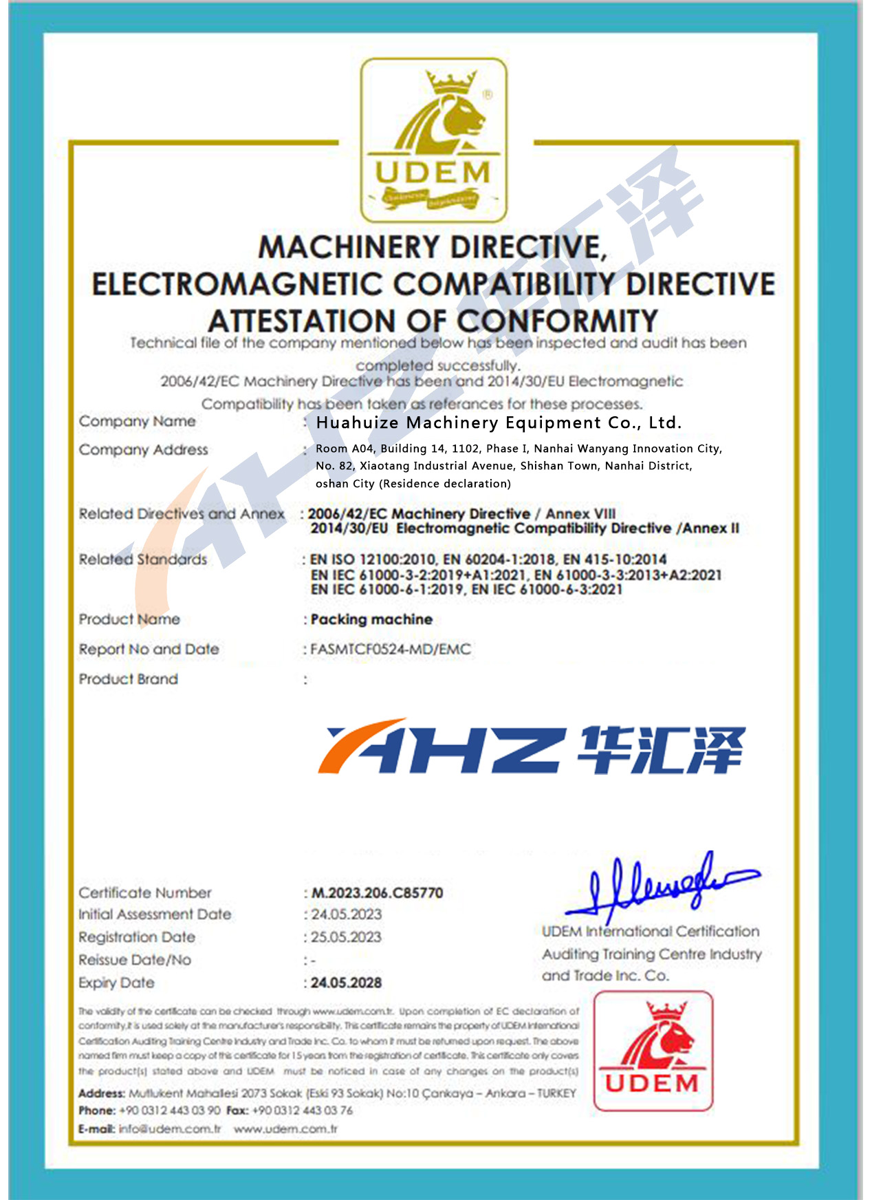 General Certificate